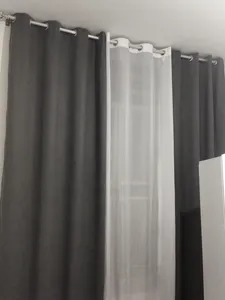 تجریه خرید پرده نوین دکور سیلوانا مدل حریر ساده NY14 سایز 280×140 سانتی متر