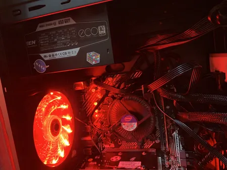 منبع تغذیه کامپیوتر گرین مدل GP450A-ECO Rev3.1