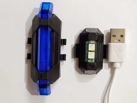 چراغ دوچرخه مدل RGB