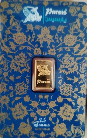 شمش طلا 24 عیار پارسیس مدل 2.5