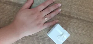 تجریه خرید انگشتر طلا 18 عیار زنانه جواهری سون مدل 3353