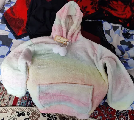 هودی زنانه مدل آبرنگی