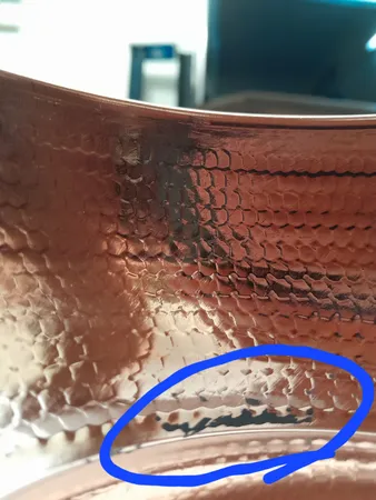 کاسه مسی مس زنجان کد 1