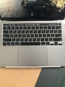 محافظ كيبورد با حروف فارسی مدل A2141 مناسب برای لپ تاپ اپل MacBook Pro 16 2020