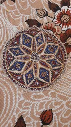 رومیزی قلمکار ممتاز اصفهان اثر عطريان طرح سرو مدل G167