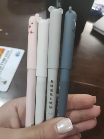 خودکار مدل عروسکی پاک کن دار مجموعه 4 عددی