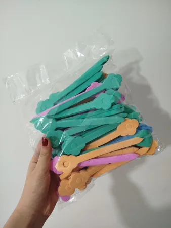 بیگودی مو مدل فومی بسته 50 عددی