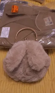 تجریه خرید کیف رودوشی دخترانه مدل پولیشی طرح خرگوشی کد 101024