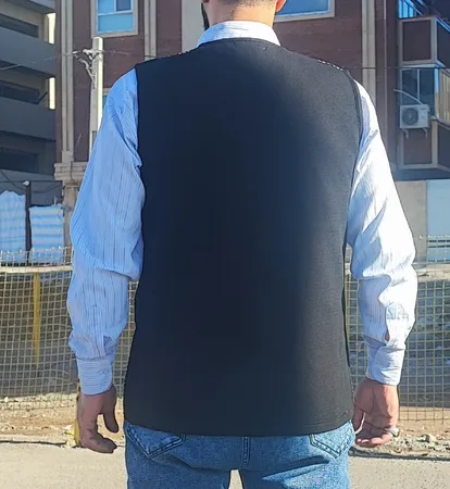 ژیله مردانه تریکو پاییزان مدل J800