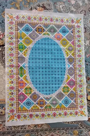 سفره 6 نفره طرح سنتی کد PJ-116