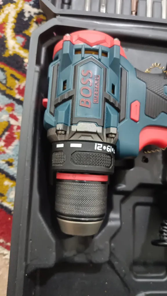 مجموعه 28 عددی دریل پیچ گوشتی شارژی براشلس صنعتی باس مدل LIFE _ STYLE