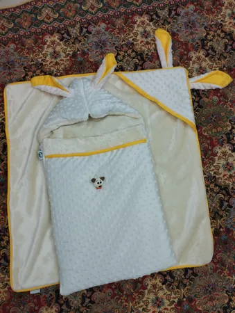 سرویس خواب نوزاد طرح حبابی مجموعه 2 عددی