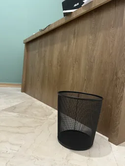 سطل زباله اداری سایز متوسط مدل توری فلزی