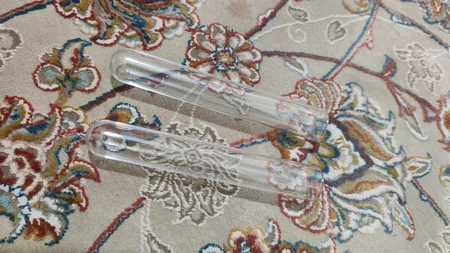 لوله آزمایشگاهی مدل گاما شفاف بسته 10 عددی