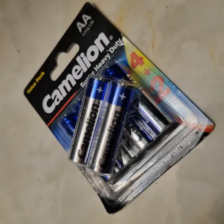 باتری قلمی کملیون مدل Super Heavy Duty بسته 6 عددی