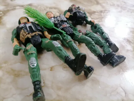 اسباب بازی جنگی مدل سرباز کد SOL11 مجموعه 21 عددی