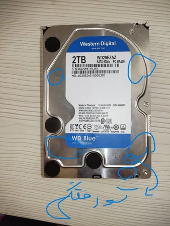 هارددیسک اینترنال وسترن دیجیتال مدل Blue WD20EZAZ ظرفیت 2 ترابایت