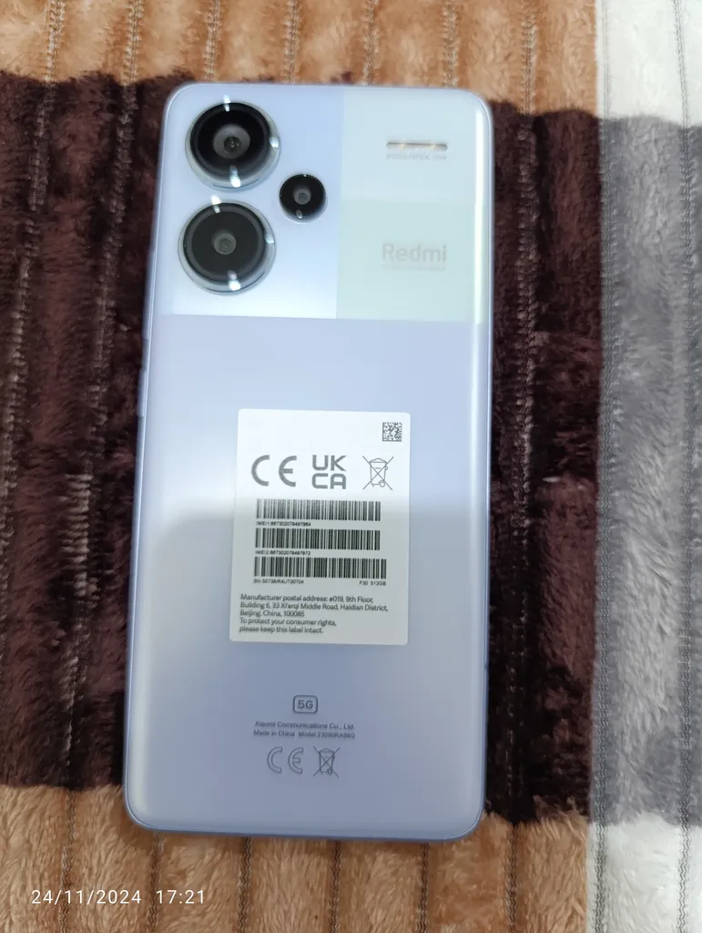 گوشی موبایل شیائومی مدل Redmi Note 13 Pro Plus 5G دو سیم کارت ظرفیت 512 گیگابایت و رم 12 گیگابایت به همراه شارژر گوشی موبایل شیائومی مدل Redmi Note 13 Pro Plus 5G دو سیم کارت ظرفیت 512 گیگابایت و رم 12 گیگابایت به همراه شارژر