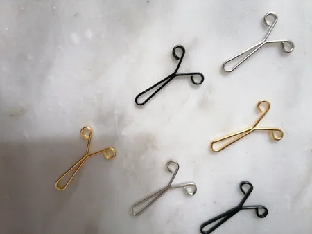 گیره روسری کد 102 بسته 6 عددی