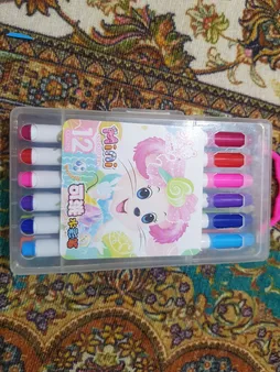 ماژیک رنگ آمیزی 12 رنگ هپو مدل rs کد 3030