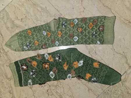 جوراب زنانه ال سون مدل جنگل کد PH741.2