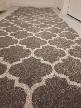 فرش ماشینی ساوین کد 4045 زمینه طوسی