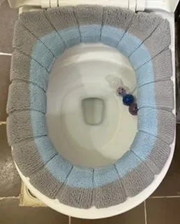 روکش توالت فرنگی مدل Flower towel کد 00910