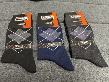 جوراب ساق بلند مردانه سیرداش مدل 308 بسته 3 عددی