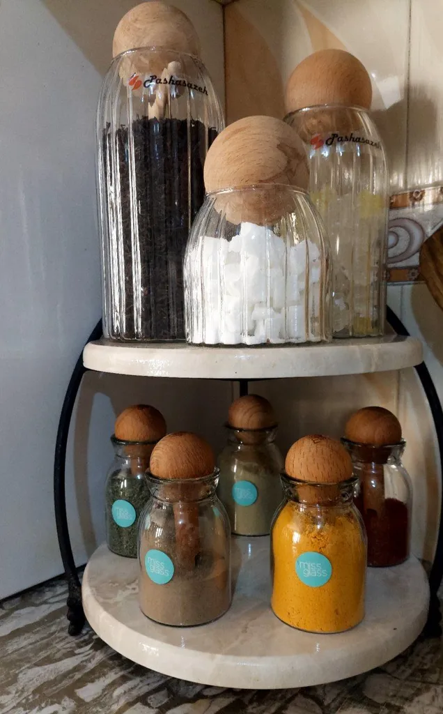 جا ادویه میس گلس مدل گوی کد 601152