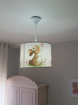 لوستر کودک مدل خرگوش و پروانه