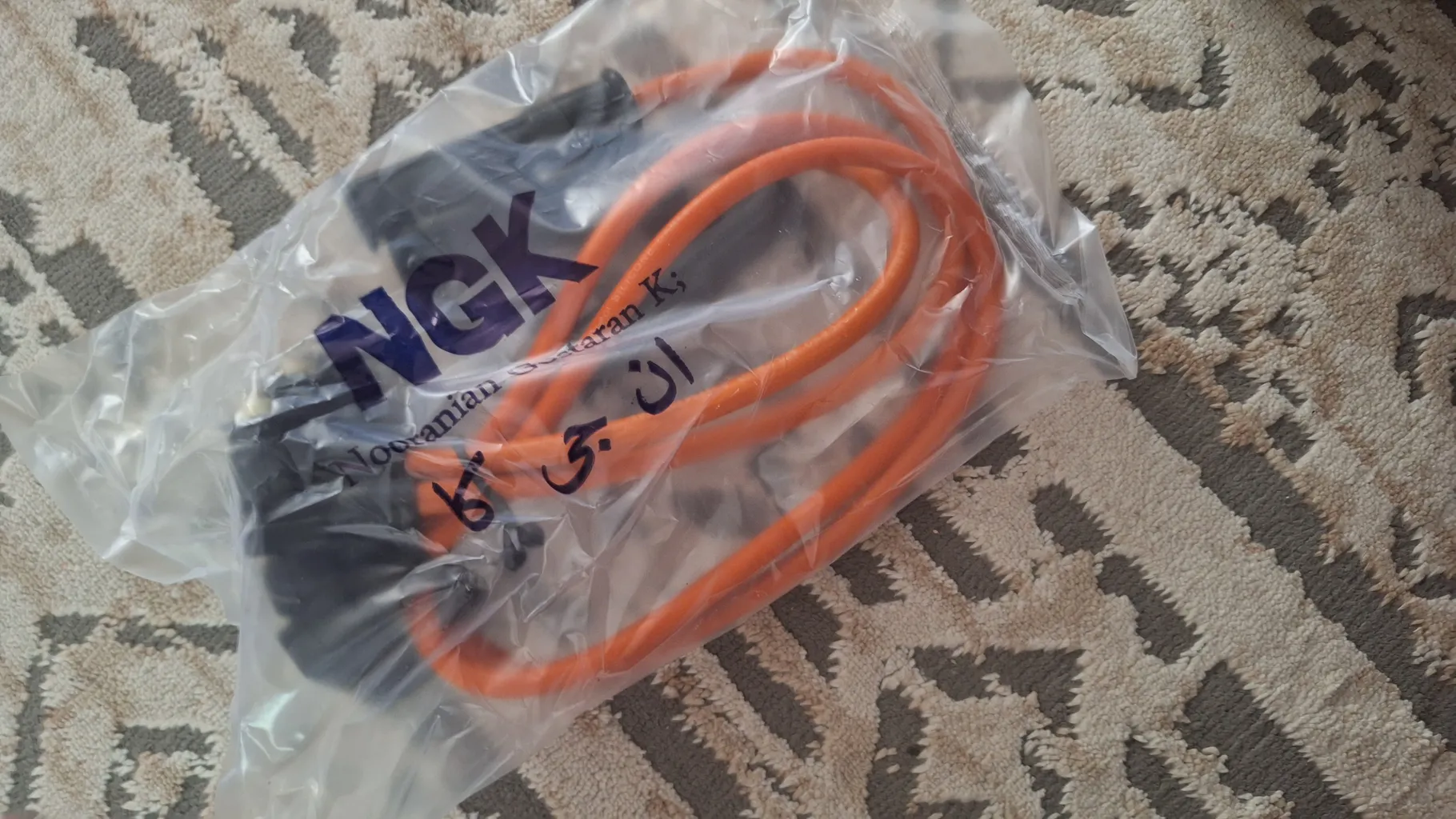 وایر شمع تقویتی خودرو ان جی کی کد 02 مناسب برای پراید ساژم بسته 4 عددی