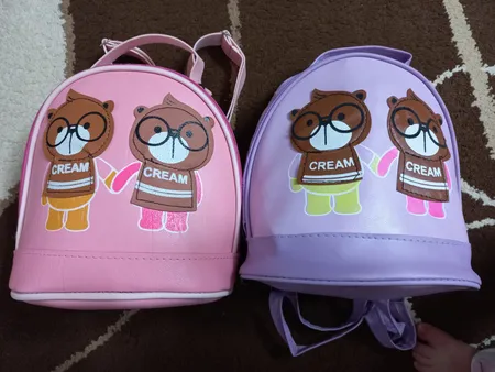 کوله پشتی بچگانه طرح cream