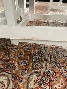 تجریه خرید میز و صندلی ناهارخوری 4 نفره مدل V4.sefid