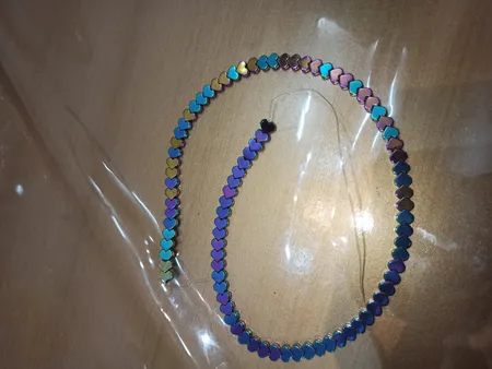 ریسه سنگ هماتیت طرح قلب کد Mn04