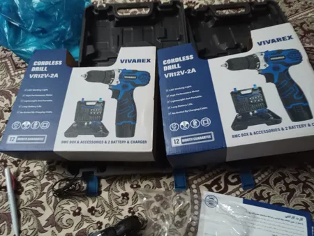 مجموعه 28‌ عددی دریل پیچ گوشتی شارژی ویوارکس مدل VR12V-2A