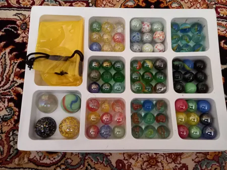 تیله بازی مدل مریخی بسته 85 عددی