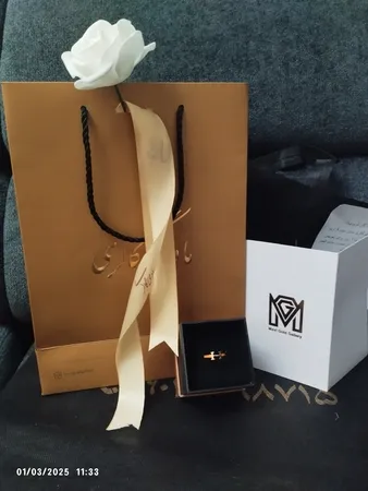 انگشتر طلا 18 عیار زنانه ماوی گالری مدل هرمس