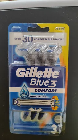 خود تراش ‏ژیلت مدل Blue 3 بسته 3 عددی