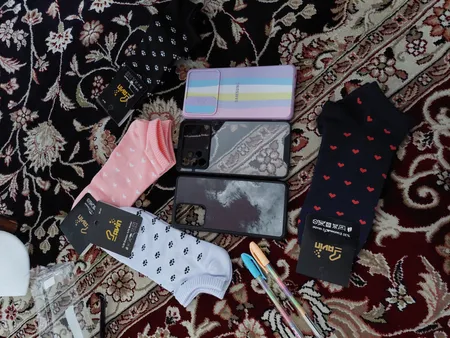 جوراب زنانه پاوین مدل پنجه گربه 05 مجموعه 6 عددی