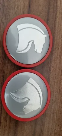 درپوش رینگ خودرو چیکال مدل P-1077-RD مناسب برای سمند بسته 4 عددی