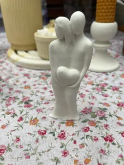 ست 6 تکه دکوری بتنی مدل رومیزی طرح باغ