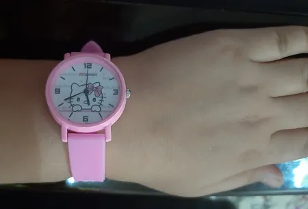 ساعت مچی عقربه ای دخترانه مدل کیتی کد 83