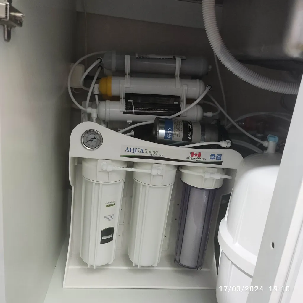 دستگاه تصفیه کننده آب آکوآ اسپرینگ مدل UF - SF4800 به همراه فیلتر رسوبگیر گلیتز دستگاه تصفیه کننده آب آکوآ اسپرینگ مدل UF - SF4800 به همراه فیلتر رسوبگیر گلیتز