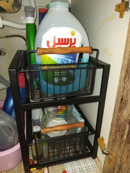 نظم دهنده کابینت مدل دو طبقه کشویی کد 072