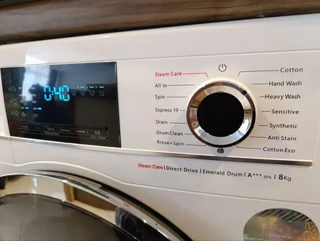 ماشین لباسشویی دوو مدل DWK-CH840C ظرفیت 8 کیلوگرم