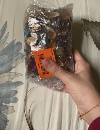 گل خشک بسته بندی مدل رنگارنگ