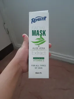 ماسک صورت رینوزیت مدل ALOE VERA حجم 100 میلی لیتر