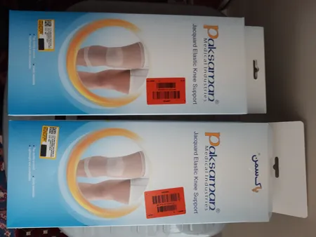 زانوبند طبی پاک سمن مدل الاستیک ژاکارد