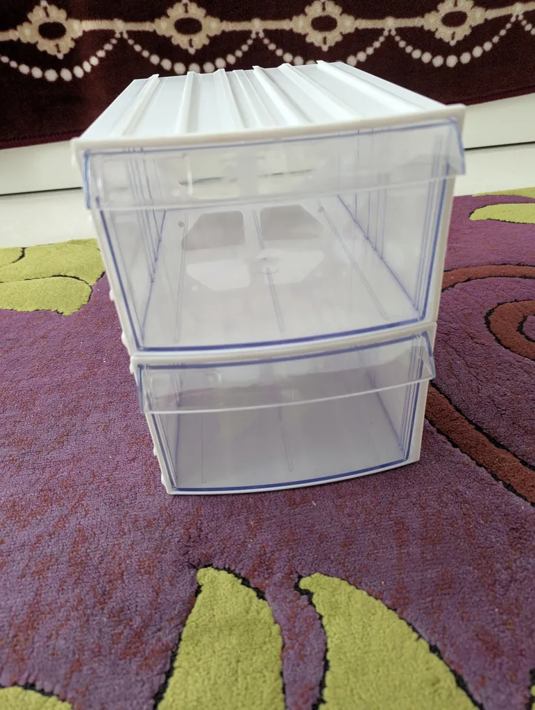 فایل کشویی مدل کریستالی تک کشو کد 401