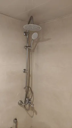 سردوش حمام پاپیروس مدل استیل New-Classic مجموعه دو عددی